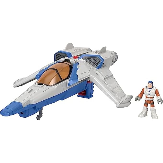 IMAGINEXT SPACESHIP TOY DISNEY AND PIXAR LIGHTYEAR LIGHTS & SOUNDS XL-15 WITH BUZZ LIGHTYEAR FIGURE FOR PRESCHOOL KIDS AGES 3+ YEARS, HGT26 - Image 1